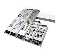 1pcs DC 220V To 12V 24V Switching Power Supply Ultra Thin Lighting 24W 60W 100W 150W 200W 300W 400W Driver For LED Strip(DC 24V,60W)