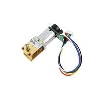 1pcs DC 3V 6V 12V Metal Worm Gear Motor Model With Side Welding 7PPR Encoder For DIY(Ratio 42,DC6V B45)