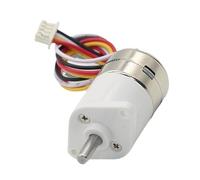 1pcs DC 5V 40 Ohm GM15BY 15mm Full Metal Gearbox Gear Stepper Stepping Motor 2-phases 4-wires D-shaft(298 to 1)