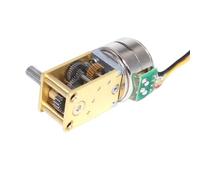 1pcs DC 5V GM1218-15BY Micro Motor paso a paso caja de cambios de Metal engranaje helicoidal sin 2 fases-4 cables para(Ratio 302)