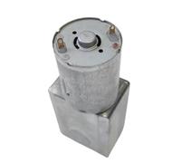 1pcs DC 6V 12V 24V 4632-370 Worm Gear MotorHigh Torque Worm Reversible Turbo Metal Geared Gear-box Reducer Adjustable speed(130rpm,24V)