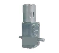 1pcs Dc 6V 12V 24VJGY370 worm gear motor Double output shaft electric gear motor High torque self-locking motor 1RPM-210RPM(18 RPM,12V)