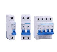 1PCS DC Circuit Breaker NB1-63DC 1P 2P 4P DC500V 6KA C1A 2A 3A 4A 5A 6A 10A 16A 20A 25A 32A 40A(1P DC250V,63A)