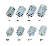 1PCS DC electronic starter 3V 6 V 12V 130 140 260 280 365 370 380 385 High Speed Carbon Brush for DIY Hair Dryer Toy Fan Engine Part MQXFCZUX(1PCS 140 Motor)