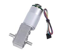 1pcs DC Encoder Motor 12V 24V Double Shaft 5840-555B Gearbox 12-471rpm Worm Gear High Torque Moter(24V,12RPM)