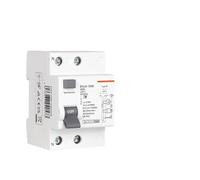 1PCS DC leakage circuit breaker 10KA 1P+N 2P 4P 2Poles 4Poles 40A 63A 30mA Type B 6mA EV EVSE 220V EKL6-100B(2P 63A)