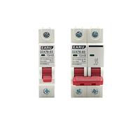 1Pcs DC MCB Battery Car Protector Mini Circuit Breaker DZ47 DC and Negative Pole Rotection Switch Isolator (Color : 10a, Size : 2P)