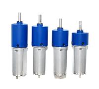 1PCS DC Motor All Metal Planetary Gearbox 16MM Reducer Motor 12V 46/187/533/3000rpm Low Speed 12 V Electric DIY Model CM16-050(46RPM)