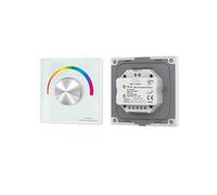 1PCS DC12-24V T3-K 4A*3CH Constant Voltage Wall-Mounted 86-knob Control Panel Rotating Remote dimming Controller(T3-K-W)