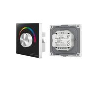 1PCS DC12-24V T3-K 4A*3CH Constant Voltage Wall-Mounted 86-knob Control Panel Rotating Remote dimming Controller(T3-K-B)