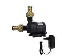 1pcs DC12V/24V 1000L/H Ultra Quiet Water Pump Brushless Motor Submersible Aquarium Water Pump Water Heater Shower Booster Pump(24V DC Connection,Naizui pkg)