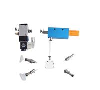 1pcs DC24VAC220V Industrial Vacuum Generator Pneumatic Sucker Negative Pressure Large Suction Manipulator Accessories 1-8 Optional(4 Suction Cup,AC220V)