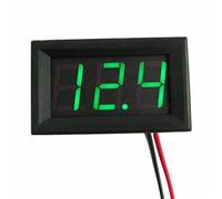 1pcs DC4.5V-30V Waterproof Digital Voltmeter Car Boat Motorcycle 0.56inch LED Display Volt Voltage Meter Mini Tester Panel Ammeter(Dark Grey)
