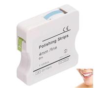 1PCS Dental Polishing Strips,Dental Abrasive Strips,Tooth Whitening Strip,4mm Tooth Sandpaper Thickness Teeth Resin Tooth Interdental Grinding Tool,Teeth Abrasive & Finishing Tool,6m(Blue,Fine)