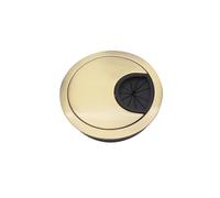 1Pcs Desk Wire Hole Cover Base 50/53/60mm Computer Table Grommet Cable Port Furniture Hardware Zinc Alloy(Antique Brass,60mm)
