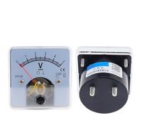1PCS DH-50 Analog Voltmeter 5V 10V 15V 20V 30V 50V 100V 150V 200V 250V 300V 400V 450V 500V 600V Voltage Meter(DC 1V)