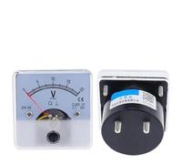 1PCS DH-50 Square Analog Volt Voltage Voltmeter Panel Meter AC 5V 10V 15V 20V 25V 30V 50V 75V 100V 150V 200V 250V 300V 450V(AC 250V)