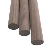 1PCS Diameter:1.5cm Length:30cm/ 40cm/50cm Black Walnut Round Wood Stick Wooden Strip for Model Making, Home Decoration and Crafts