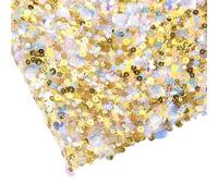 1pcs Diamond Sequin Nail Art Table Mat Salon Practice Cushion Foldable Shining Hand Rests Scrub Rest Manicure Tools(Color02)
