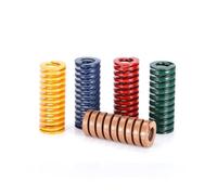 1PCS Die Springs Spiral Stamping Compression Mould Spring OD=16mm ID=8mm L=20-100mm For Rear Trunk Tool Accessories(60mm,Yellow)