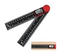 1PCS Digital Angle Finder Ruler with LCD Display,200mm/7 Inch Digital Inclinometer Protractor Angle Measure Tool,Angle Finder Tool for Woodworking Construction Repairing DIY(Black)
