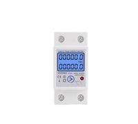 1PCS DIN rail digital single phase reset zero energy meter kWh voltage current power consumption meter wattmeter 220V 110V AC(230V)