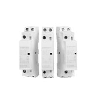 1pcs Din Rail Household Modular AC Contactor 220v Single Phase 2P 2no 2nc 1no 1nc 25A 20A 16A for Automation EKMF(2p 25a 1no1nc)