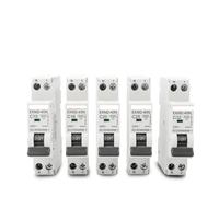 1Pcs Din Rail Mounted Miniature Household Circuit Breaker 30mA C Curve 10A 16A 20A 25A 32A 1P+N Mini Circuit Breaker(10A)