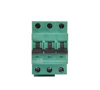 1PCS DIN Rail Solar DC Miniature Circuit Breaker FPV-63 3P 750V 6A 10A 16A 20A 25A 32A 40A 50A 63A Mini DC Circuit Breaker & CE Certificate(32A)