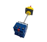 1PCS Disconnect Isolator Switch With Aluminium Bar DIN Rail Mounted 80A 3/P On-off Padlock Rotary Cam Cabinet Control YMD11-80B/4P(4P)