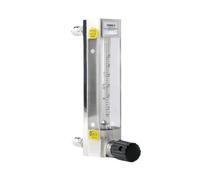 1pcs DK800-6 Glass Tube Rotameter Liquid Float Flow Meter Variable Area Measurement(Gas-25-250L-H)