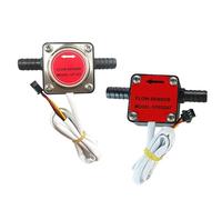 1pcs DN10 Hose Gear Flowmeter 13MM Pagoda Flow Sensor Milk Chemical Oil Flow Meter Flow Sensor Switch For Viscous Liquid DC5~18V(Square cover)