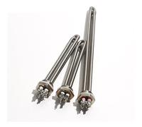 1pcs DN25 32mm Thread Electric Water Heating Element Immersion Heater 220V SUS304 Brewing Resistance 1.5/2.5/3.5/4.5/5.5kw(220V,5.5KW 340mmL)