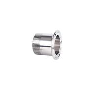 1PCS DN8 DN15 DN20 DN25 DN32 Stainless Steel Tri Clamp Male Threaded Pipe Fitting Adapter 1/2" 3/4" 1" 1-1/4"(DN20 x Ferrule 50.5)