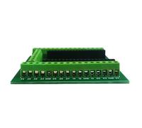 1PCS DNESP32 DIN PinBoard for ESP32 DevKitC DIN Rail Mount Screw Terminal Block Adapter Module(Only Board)