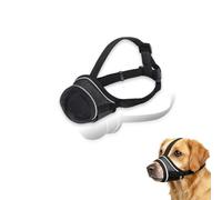 1Pcs Dog Muzzle, Comfortable Dog Muzzle Medium Small, Soft Muzzles for Dogs with Adjustable Fit and Breathable Mesh Design, for Preventing Biting, Barking, Licking and Chewing (M)