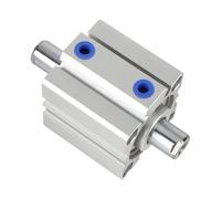 1pcs Double Action Thin Pneumatic Cylinder SDAD-S-B, M5 Port Gases Cylinder with Magnet, 32x15/20/25mm, Male Thread(32x55)