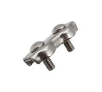 1pcs Double Clamp Buckle Wire Rope Clip Stainless Steel Grip Duplex Cable Caliper 2mm 3mm 4mm 5mm 10mm(6mm)