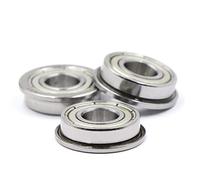 1PCS Double Inner-Raced Flange Cup Bearings F683-F699 - Sealed, No Grease, Hardened Steel for Heavy Loads(F699zz 9x20x6)