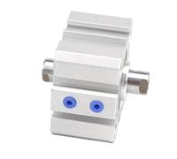 1pcs Double Rod Compact Cylinder - SDAD Pneumatic Cylinder, Stroke 55-80mm, Bore 12-25mm, Aluminium Alloy Material(50mmx25mm)