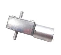 1pcs Double Shafts Turbo Worm Gear Motor High Torque JGY-370 6V 12V 24V DC Electric Motor Dc Reversed Self-Lock Dual Output Shaft(40RPM,24V)