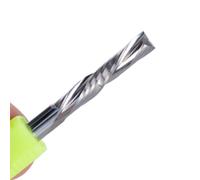 1pcs Down And Cut Router Bits CNC End Mill, 3.175mm 4mm 5mm 6mm Shank Carbide Spiral Compression Milling Cutter For Wood MDF Engraving ( Size : 3.175x22x45L )