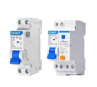 1PCS DPN DPNL 1P+N NXB-40 NXBLE-40 Replace DZ267-32 6A 10A 16A 20A 25A 32A 40A 220V Miniature Leakage Circuit Breaker MCB RCBO(NXB-40 1P 1N(MCB),25A)