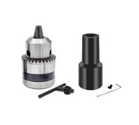 1PCS Drill Chuck 0.6-6mm 0.3-4mm 1.5-10mm JT0 B10 B12 Adaptor Connecting Rod 4/5/6/8/10/12mm Shaft Sleeve Steel Copper Coupling (Color : B12 Chuck and 10mm)