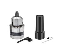 1PCS Drill Chuck 0.6-6mm 0.3-4mm 1.5-10mm JT0 B10 B12 Adaptor Connecting Rod 4/5/6/8/10/12mm Shaft Sleeve Steel Copper Coupling (Color : B12 Chuck and 6mm)