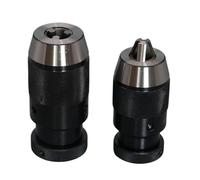 1pcs Drill Chuck B10 B12 B16 B18 B22 Automatic Self-Tightening Drill Chuck 13mm for Drilling Machine CNC Lathe Tool(B12(1-10mm))