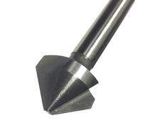 1pcs Drillforce Tools 4.5-40mm HSSCO Cobalt 3 Flute 90 Degree Chamfer Countersink Drill Bits(10/14.4/16.5/20.5/25/31mm)(35mm)