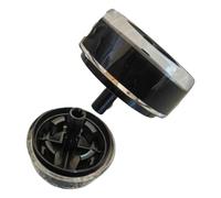 1pcs Drum Washer Heat Pump Dryer Knob Computer Board Knob Function Selection Button Two Colors Black + Transparent ， Compatible for Samsung ，Washing Machine Parts