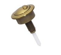 1Pcs Dual Flush Toilet Cistern Push Button, Toilet Push Button Flush Replacement Part (Gold)