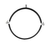 1pcs, Duct Clamp 200mm / 8 inch Bracket with Rubber Gasket, M8/M10 Thread, Steel Pipe Hanger 8 inch for Spiral Duct, Ventilation Pipe, Downpipe, Pipe Holder Wall or Ceiling Mount, by Steinberg14